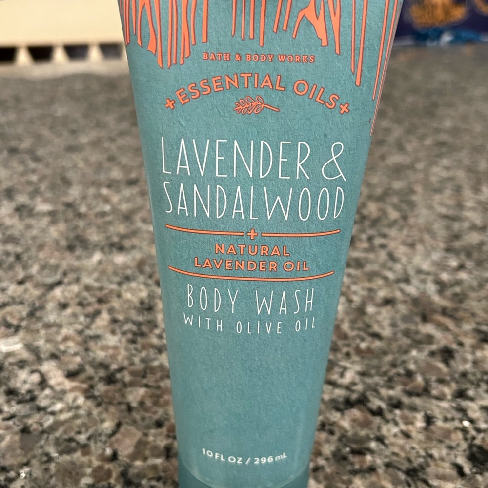Bath & Body Works Lavender & Sandalwood Body Wash - Teal